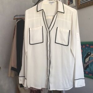 Express white dress shirt